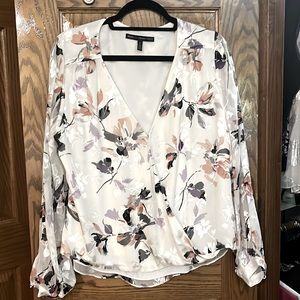 White House Black Market flowery blouse.